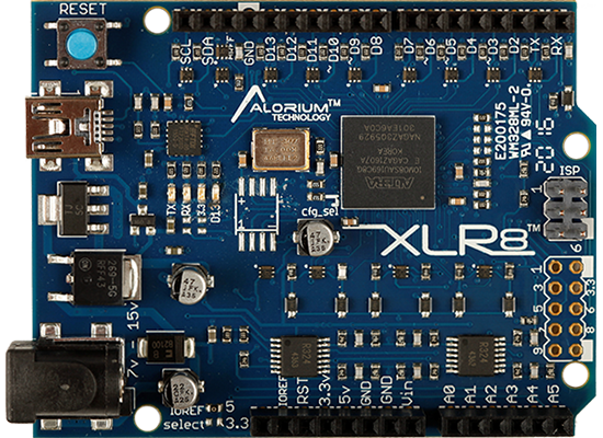 XLR8 Production Board: Arduino-Compatible, FPGA-Based