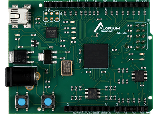 XLR8 Rev1: Arduino-Compatible FPGA Development Board